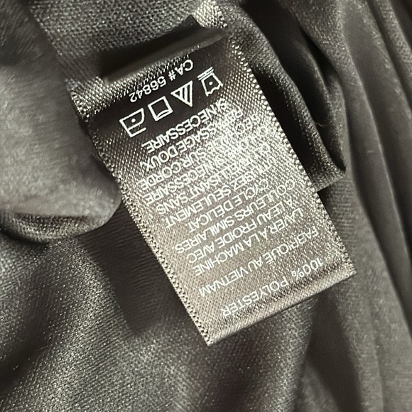 EXPRESS‎ Black White Polka Dot Dress Tie Shoulder Mini Sleeveless size 12 Summer - Picture 7 of 7